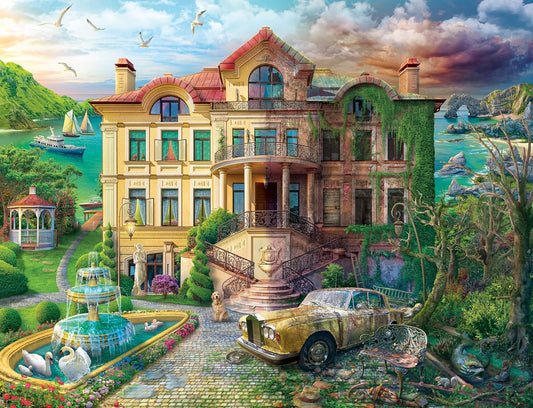 Ravensburger Now and Then: Cover Manor Echoes Puzzle