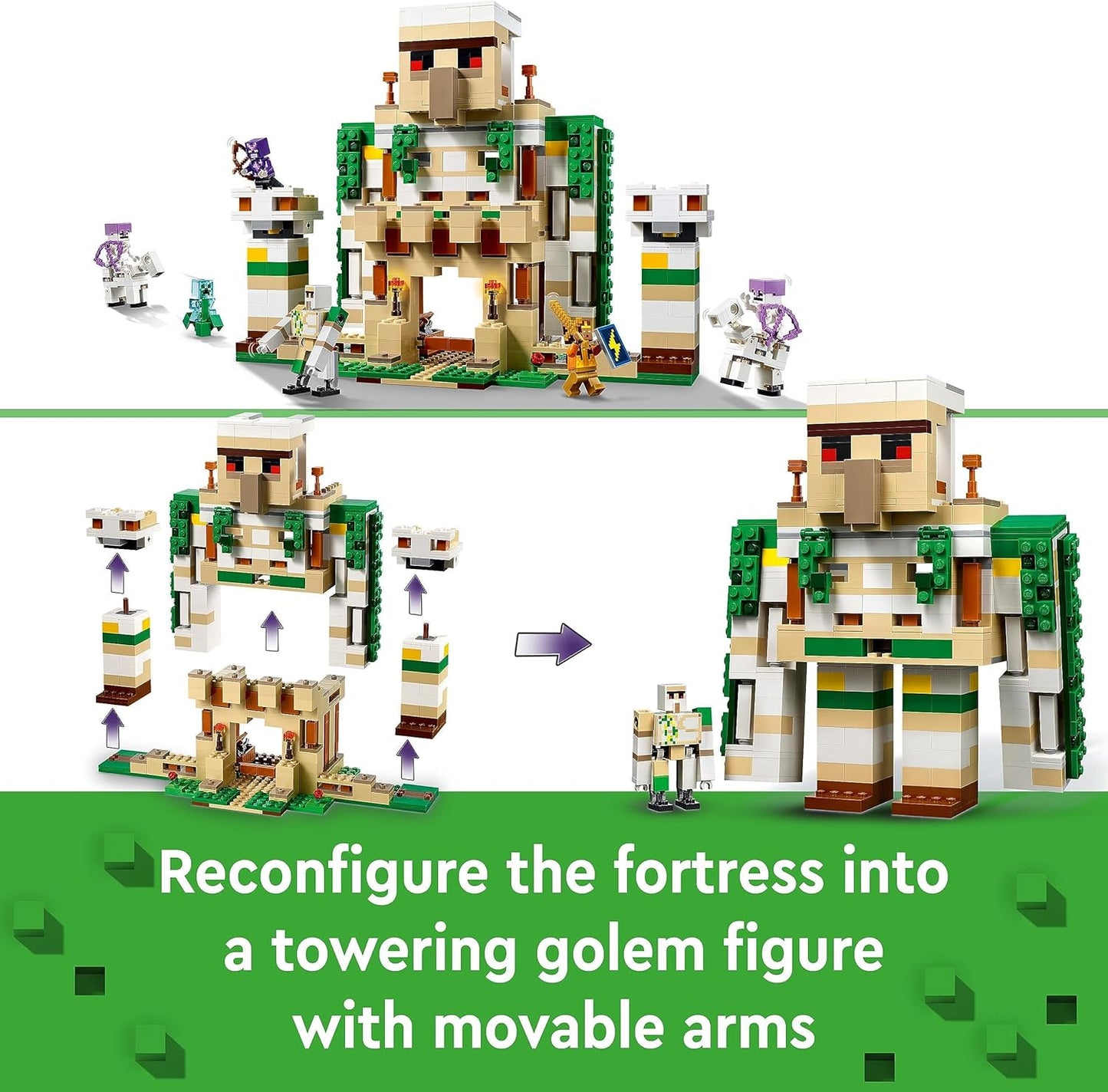 LEGO® | Minecraft: The Iron Golem Fortress (21250)