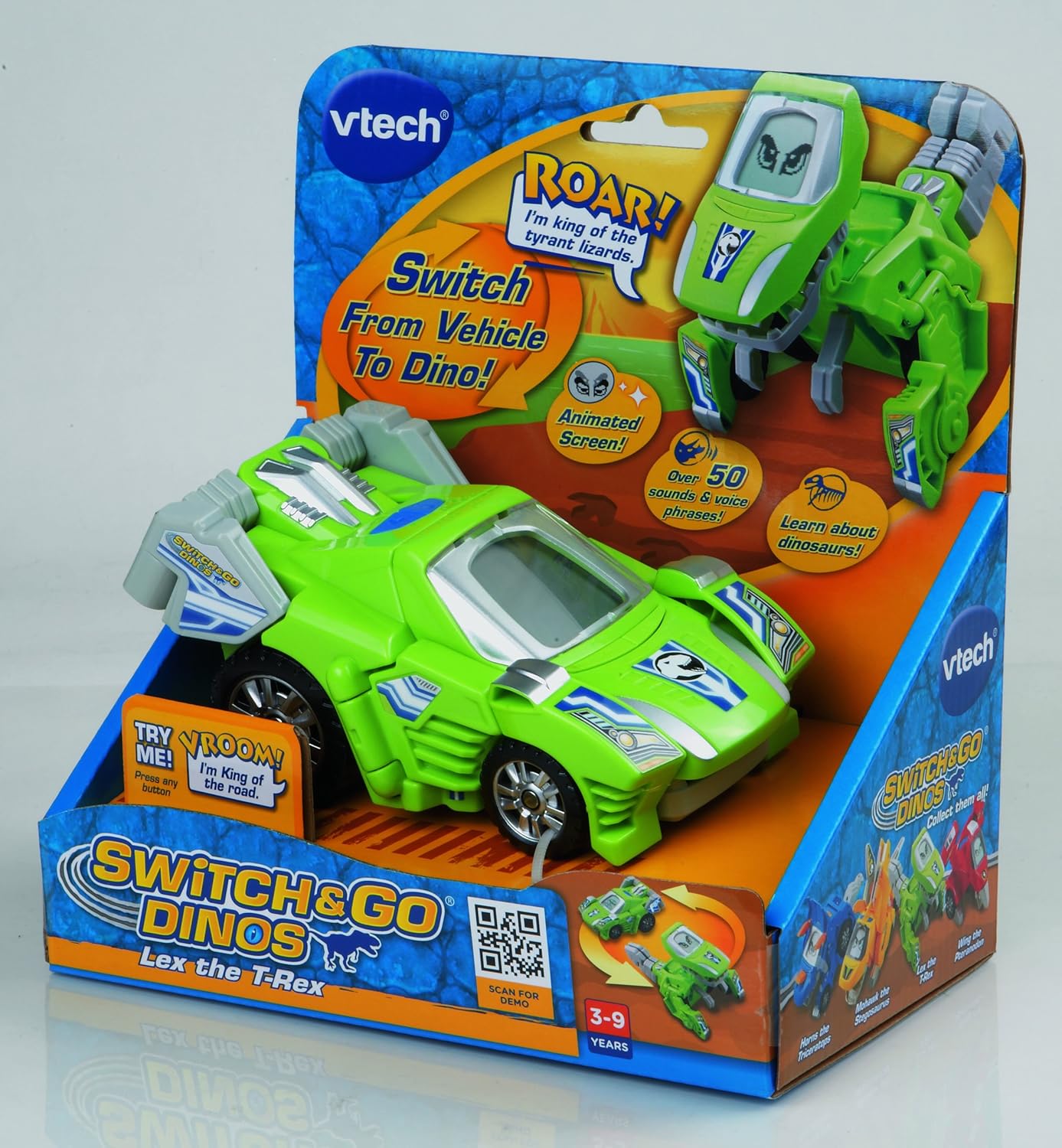 VTech Switch & Go Dinos Launcher 2-in-1