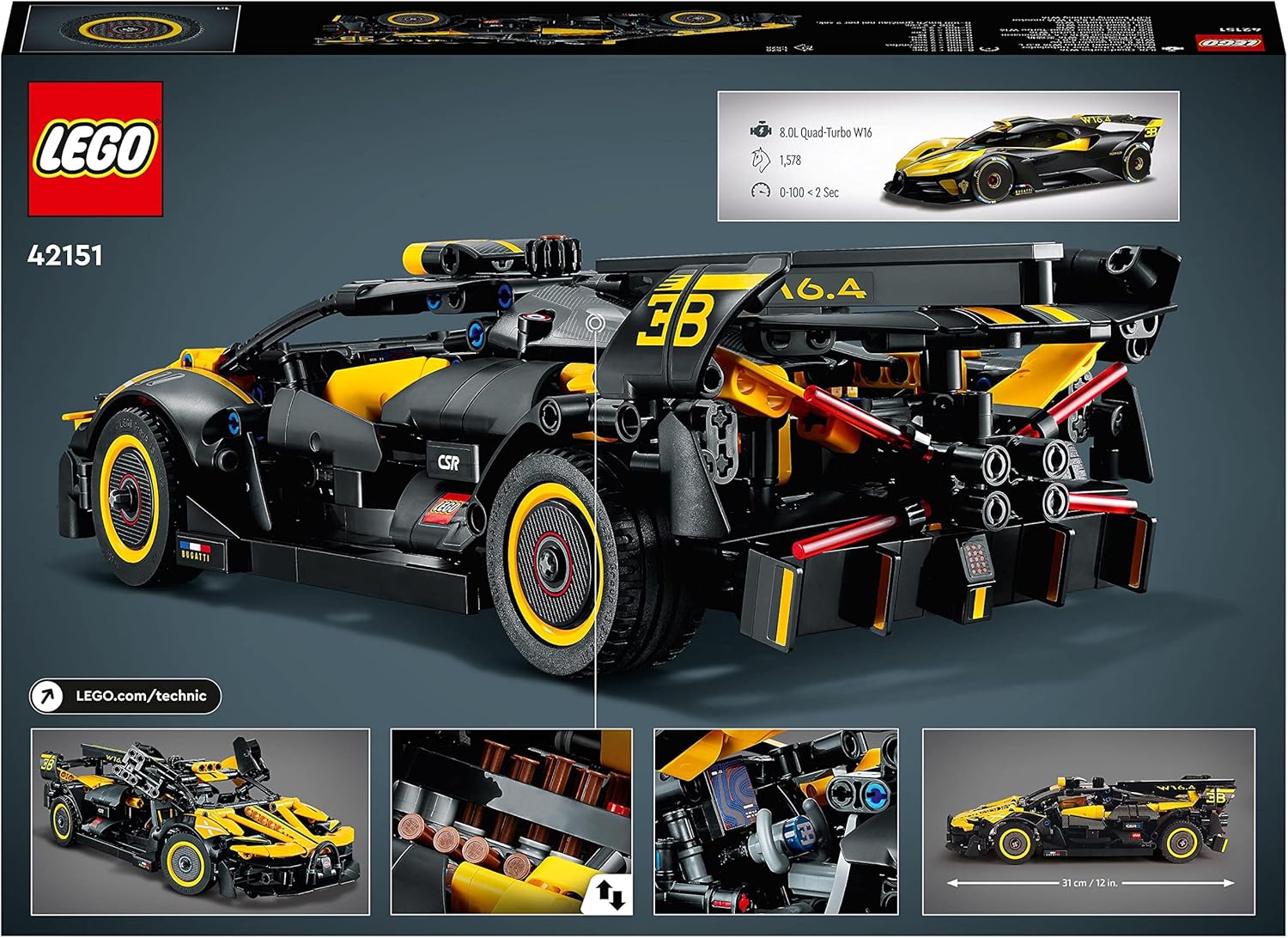 LEGO® | Technic: Bugatti Bolide (42151)
