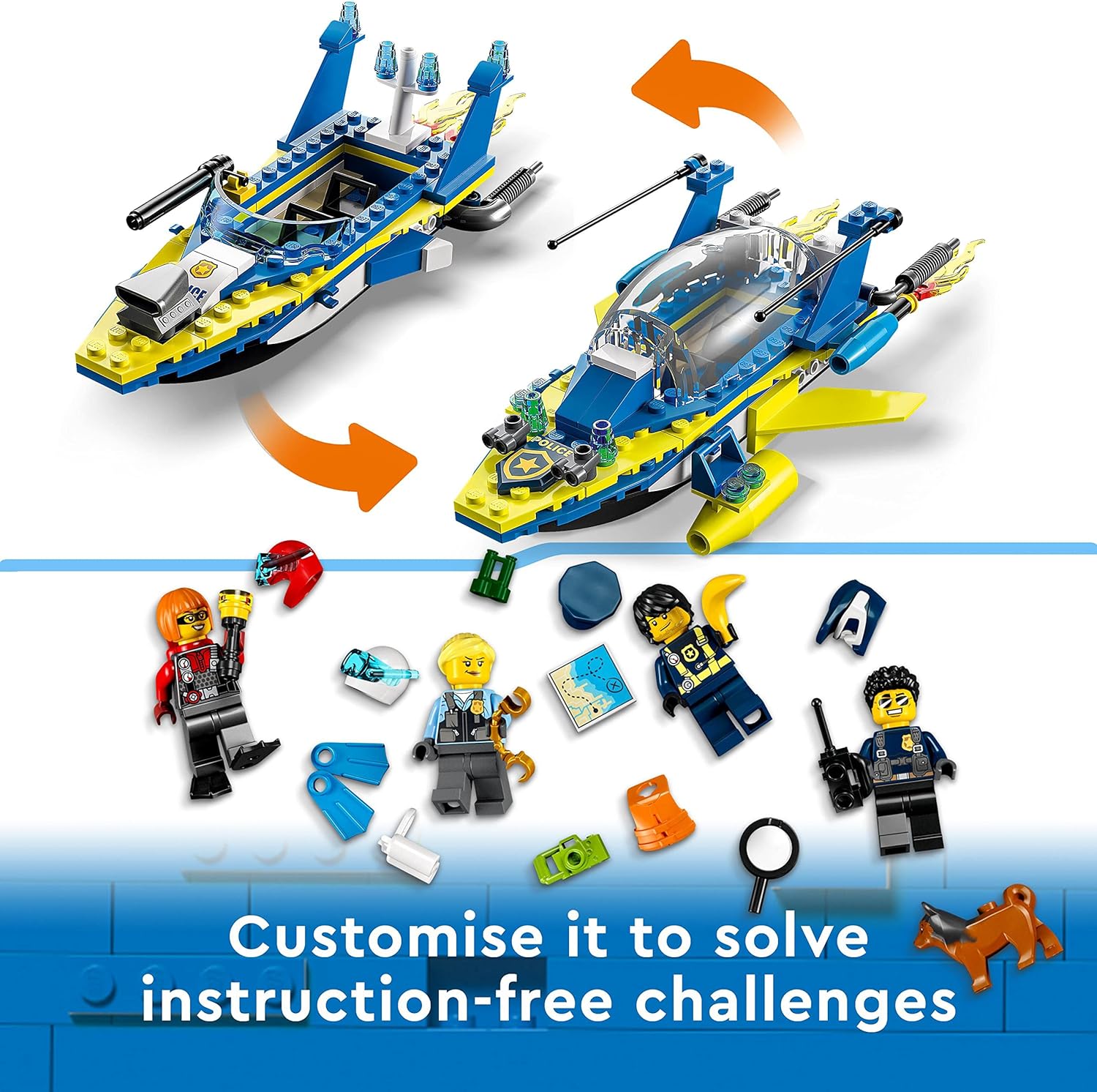 LEGO® | City: Water Police Detective Missions (60355)