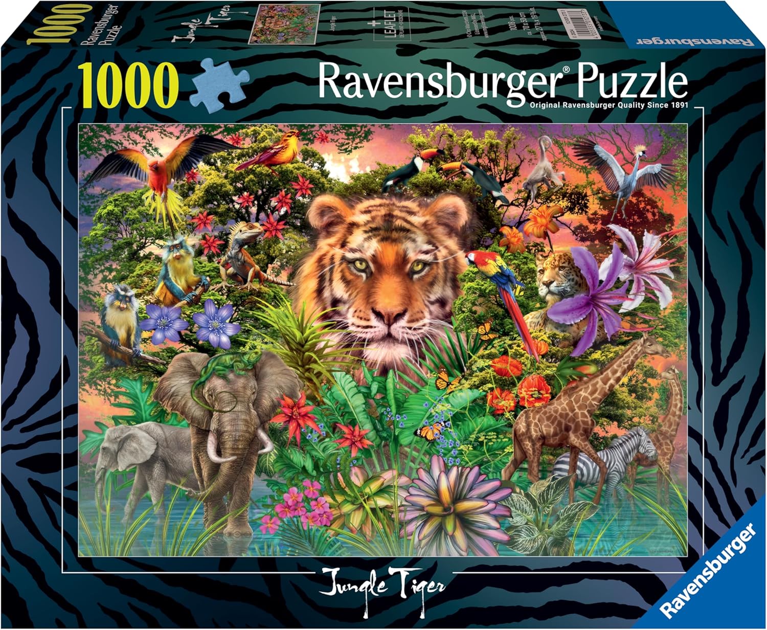 Ravensburger Jungle Tiger 1000pc Puzzle