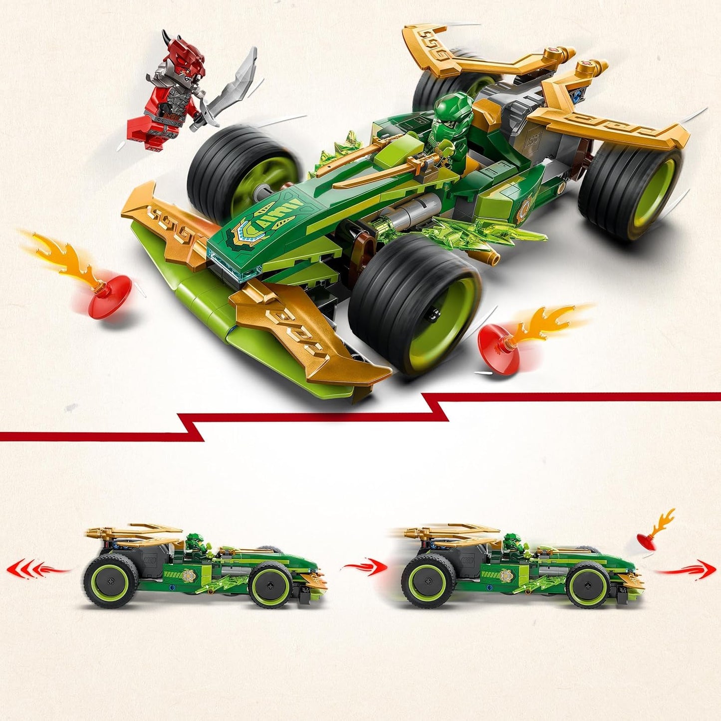 LEGO® | Ninjago: Lloyd's Pull-Back Race Car (71828)