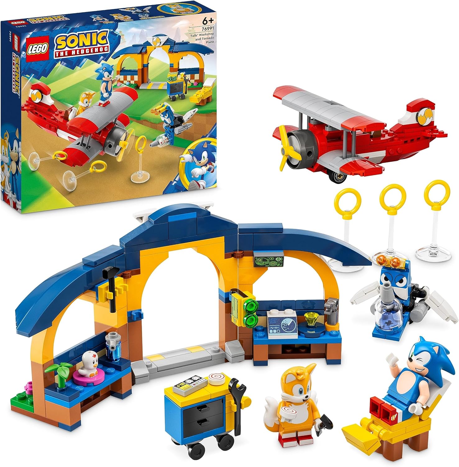 LEGO® | Sonic: Tails' Workshop & Tornado Plane (76991)