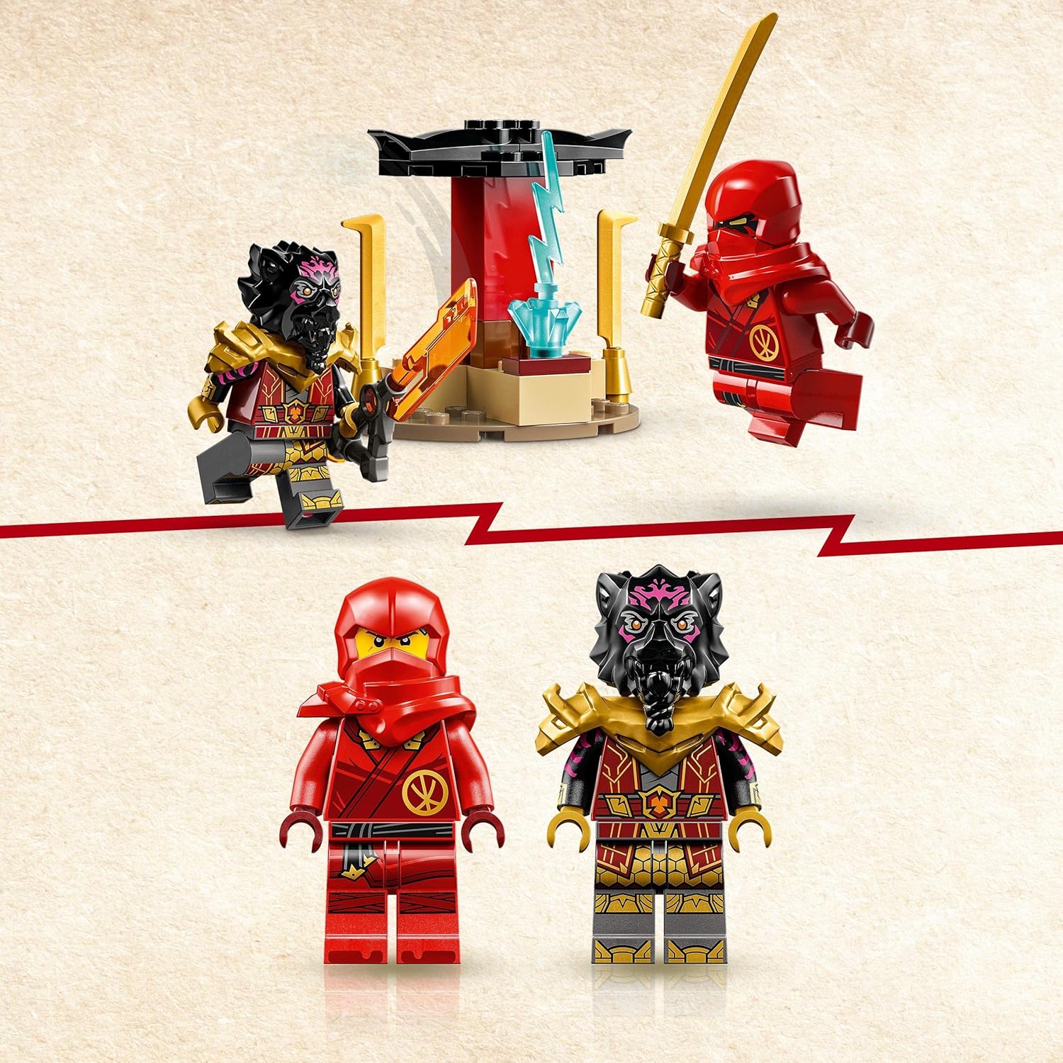LEGO® | Ninjago: Kai & Ras's Car and Bike Battle (71789)