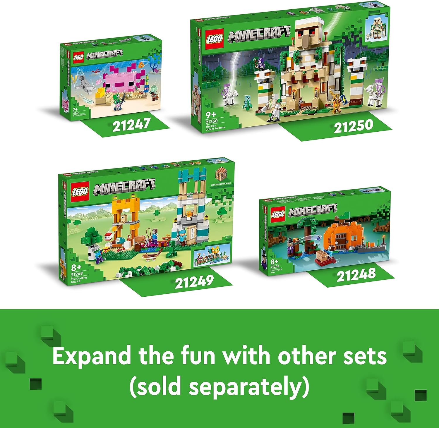 LEGO® | Minecraft: The Iron Golem Fortress (21250)