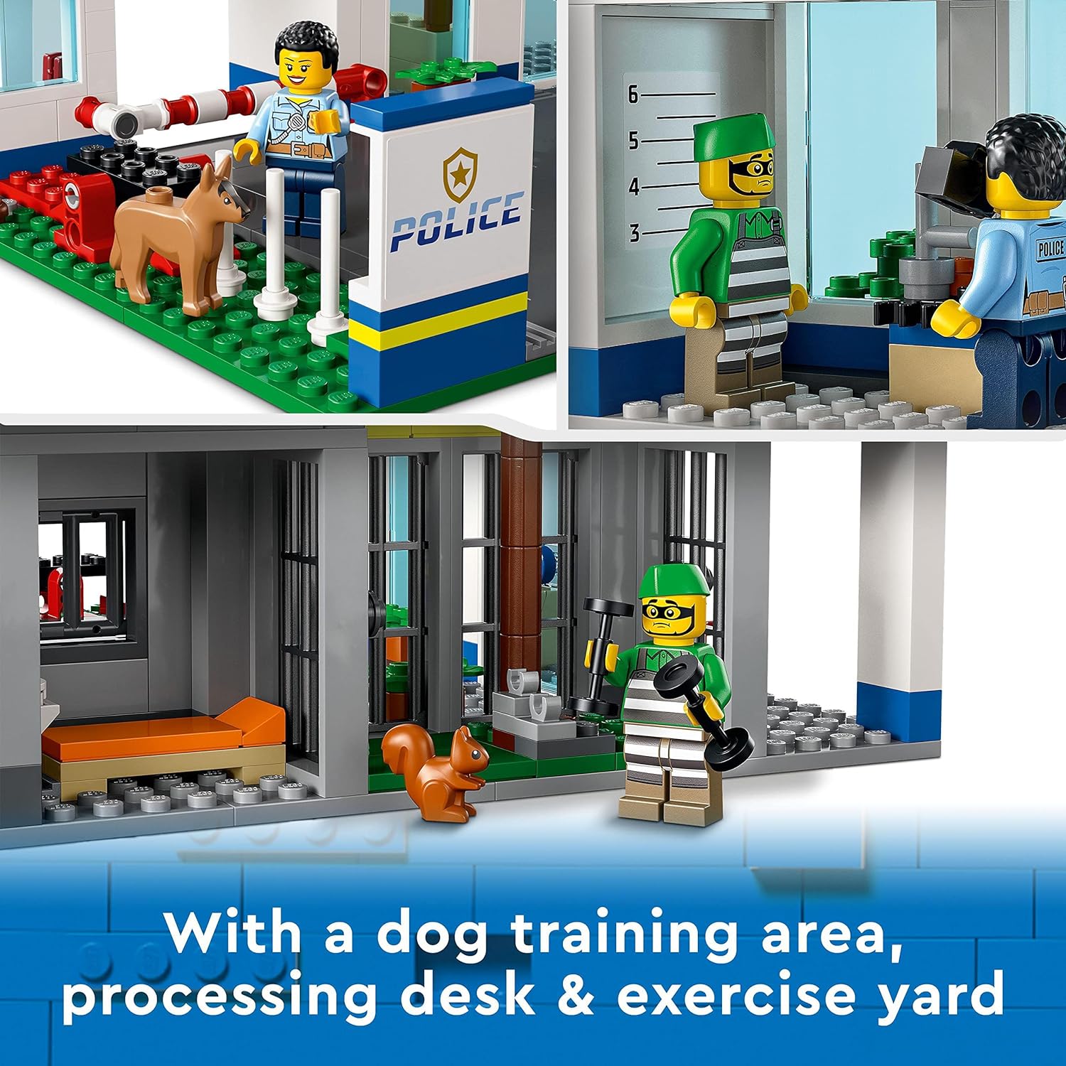 LEGO® | City: Police Station + Van + Garbage Truck (60316)