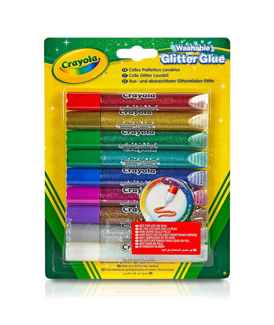 Crayola 9 Washable Glitter Glue
