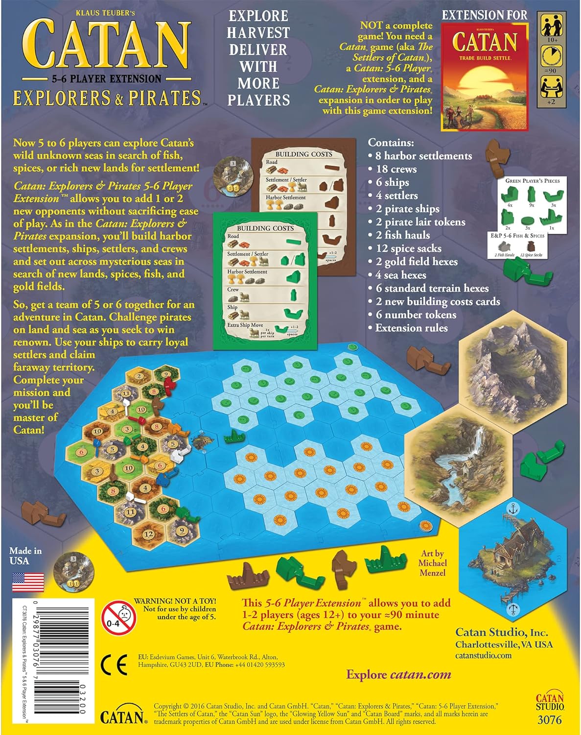 CATAN Exp: Explorers & Pirates 5 & 6 Player (2015 Refresh)