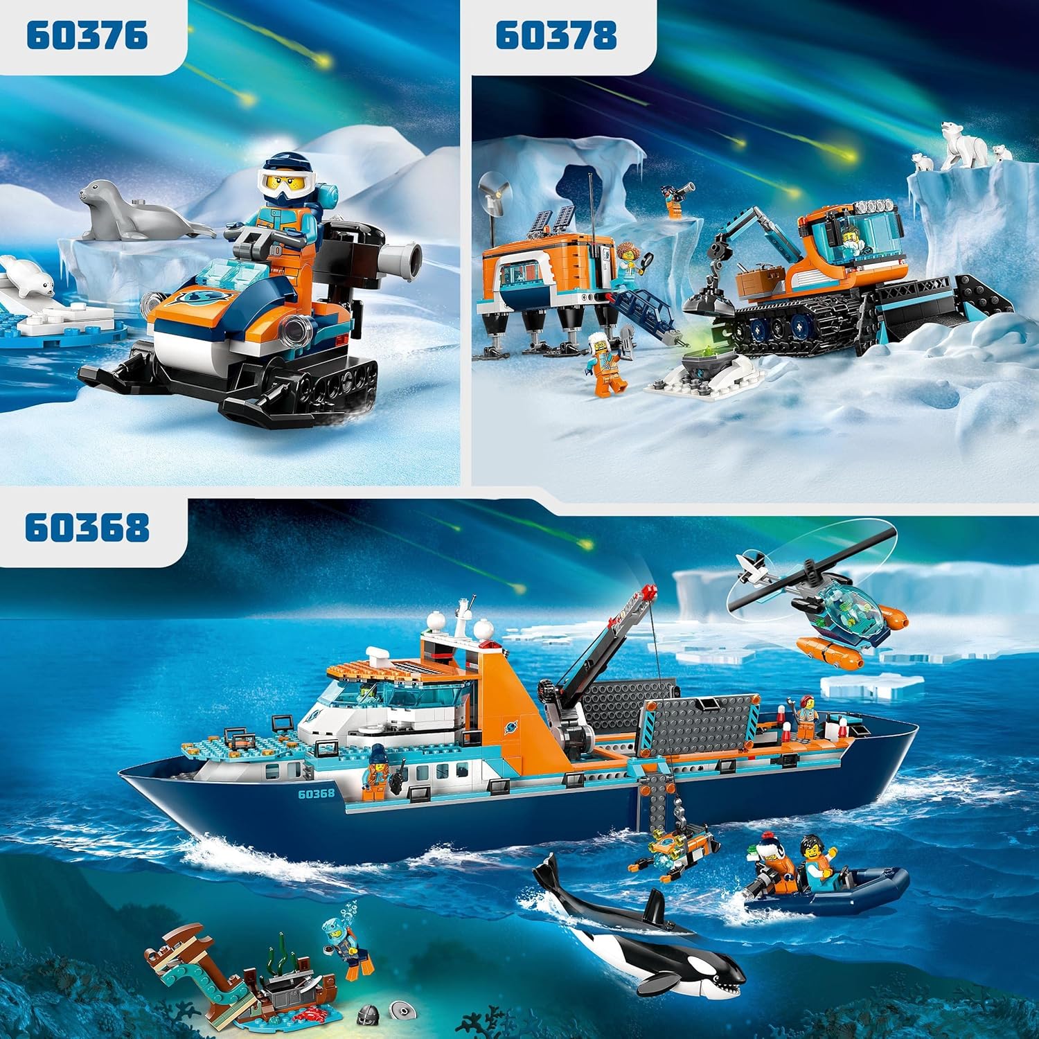 LEGO® | City: Arctic Explorer Snowmobile (60376)