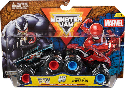 Monster Jam 1:64 Marvel Die Cast 2-Pack Asst
