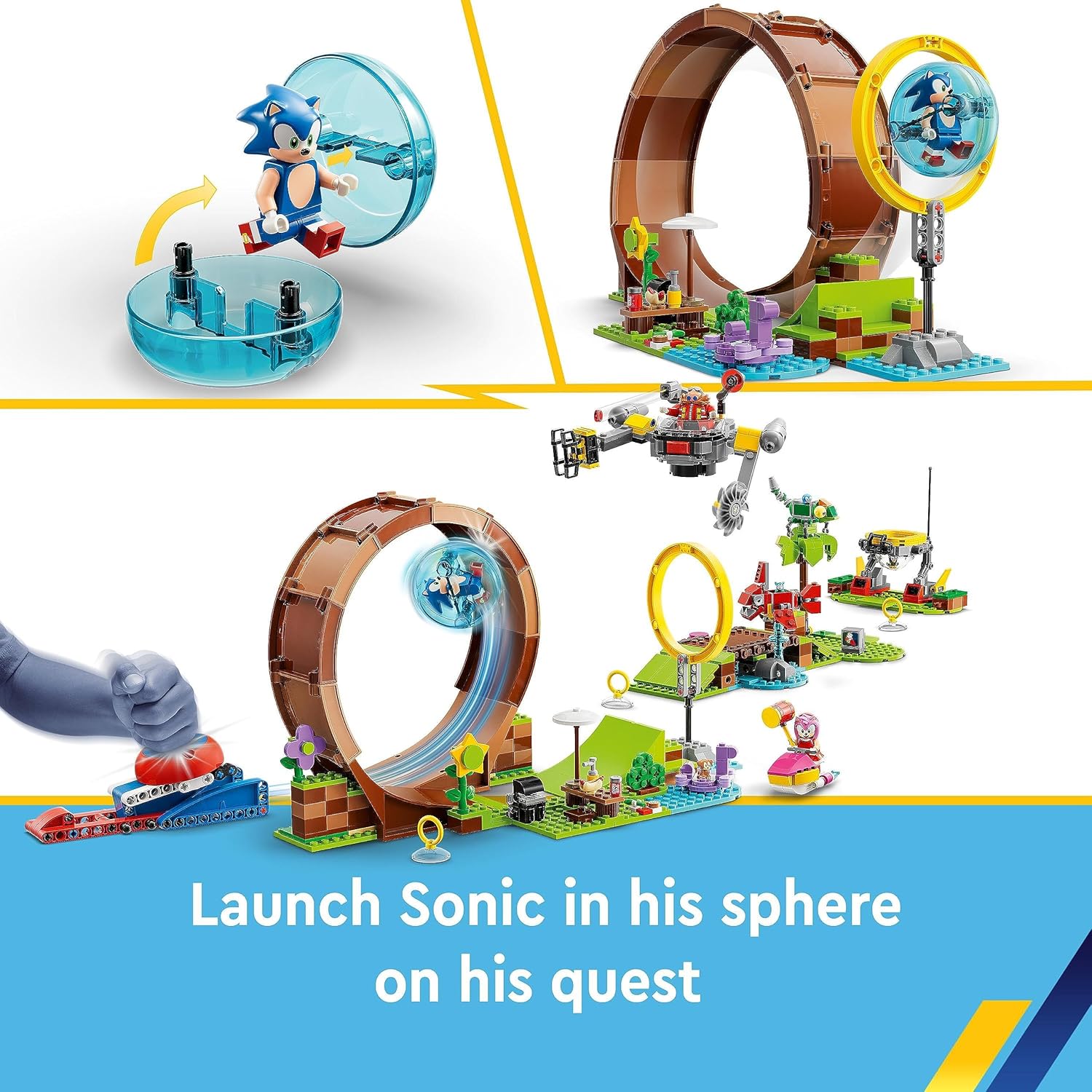 LEGO® | Sonic: Green Hill Zone Loop Challenge (76994)