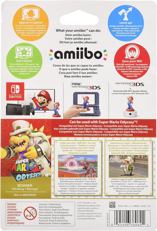 Bowser in Wedding Outfit - Super Mario Odyssey - Nintendo Switch - Amiibo