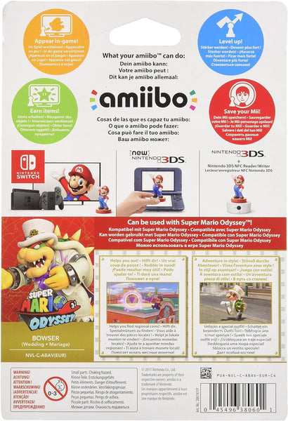 Bowser in Wedding Outfit - Super Mario Odyssey - Nintendo Switch - Amiibo
