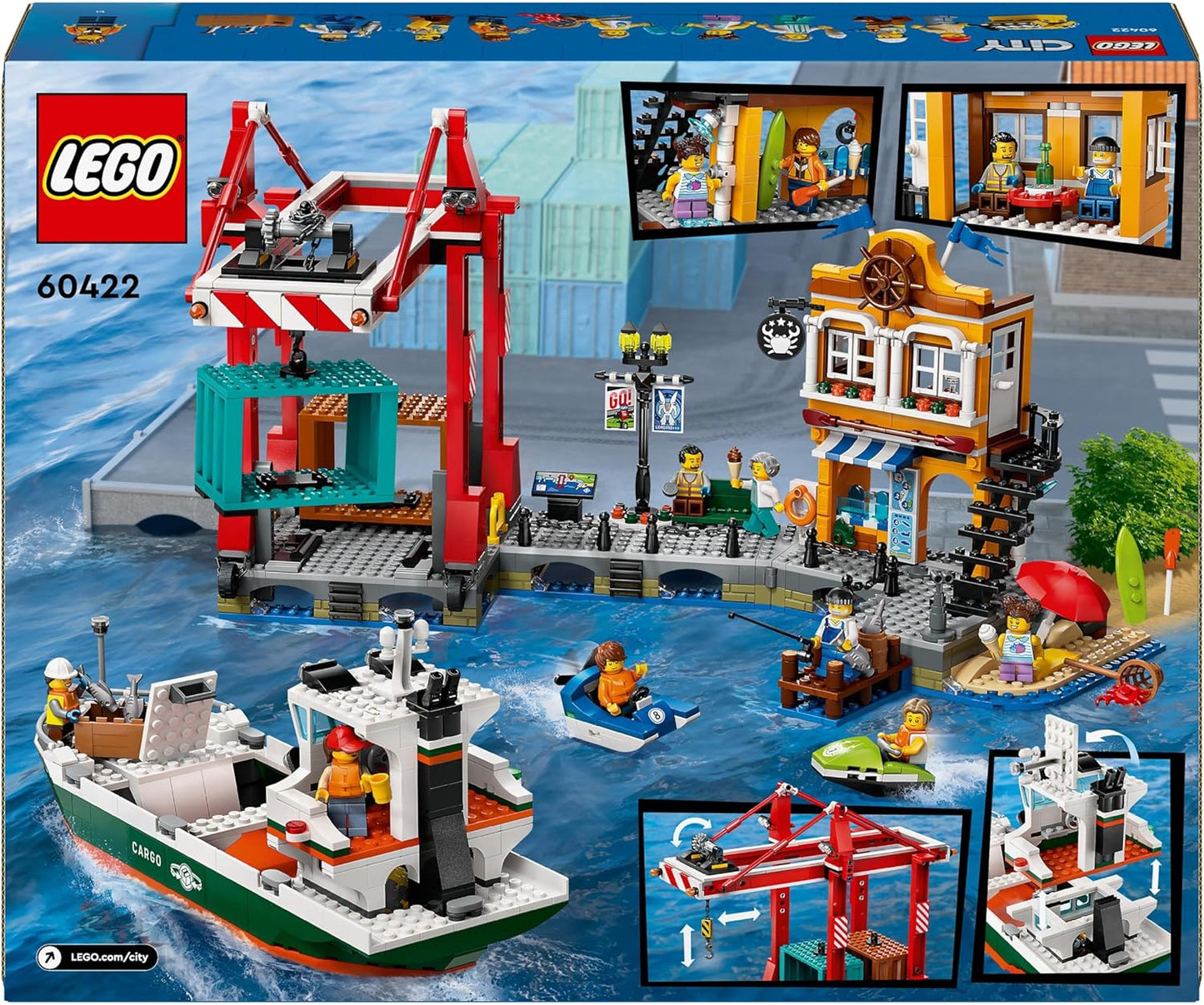 LEGO® | City: Seaside Harbor with Cargo Ship (60422)