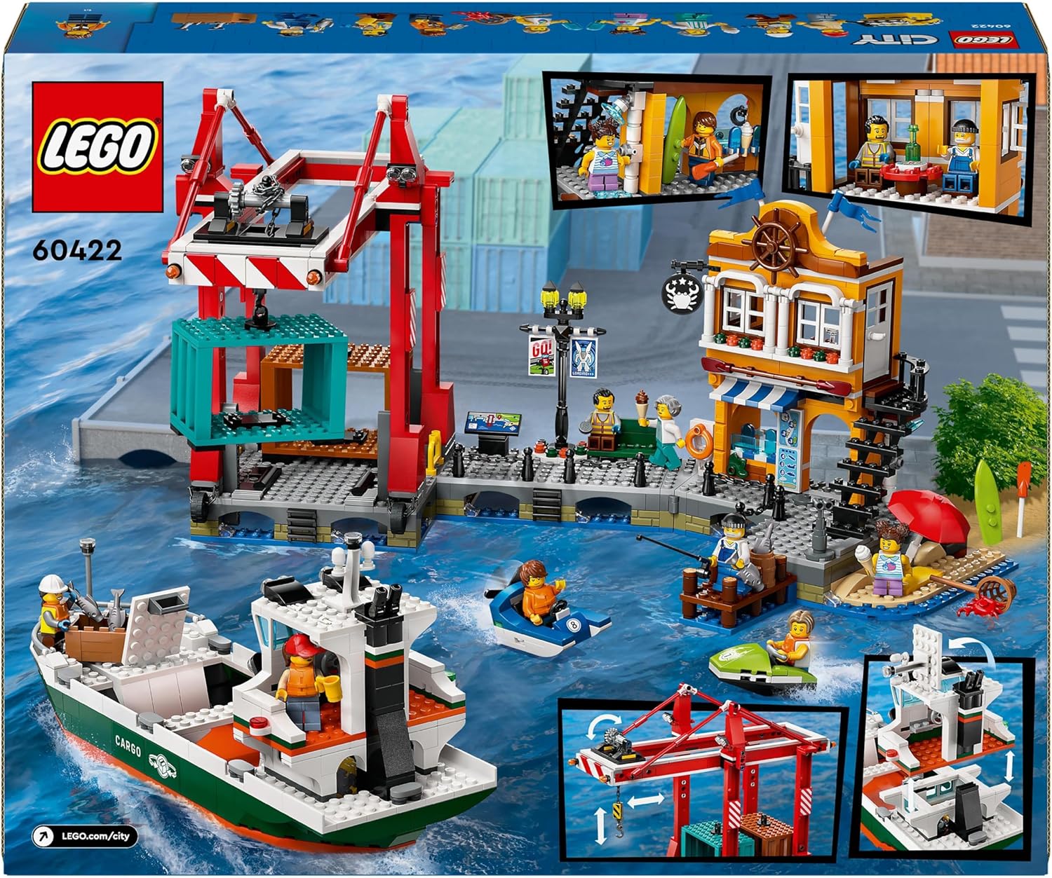LEGO® | City: Seaside Harbor with Cargo Ship (60422)