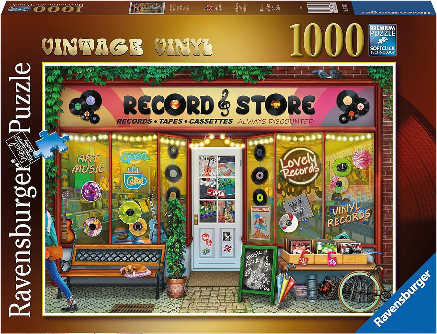 Ravensburger | Vintage Vinyl Record Store Puzzle (1000pcs)