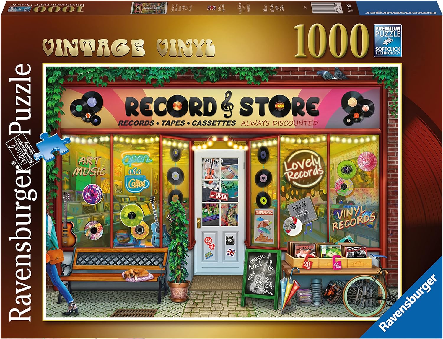 Ravensburger | Vintage Vinyl Record Store Puzzle (1000pcs)