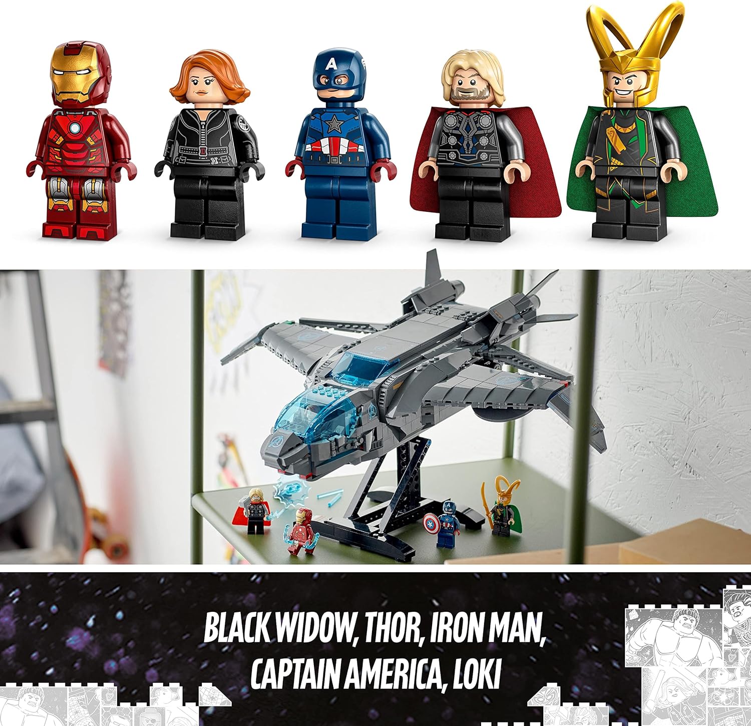 LEGO® | Marvel: Avengers Quinjet (76248)