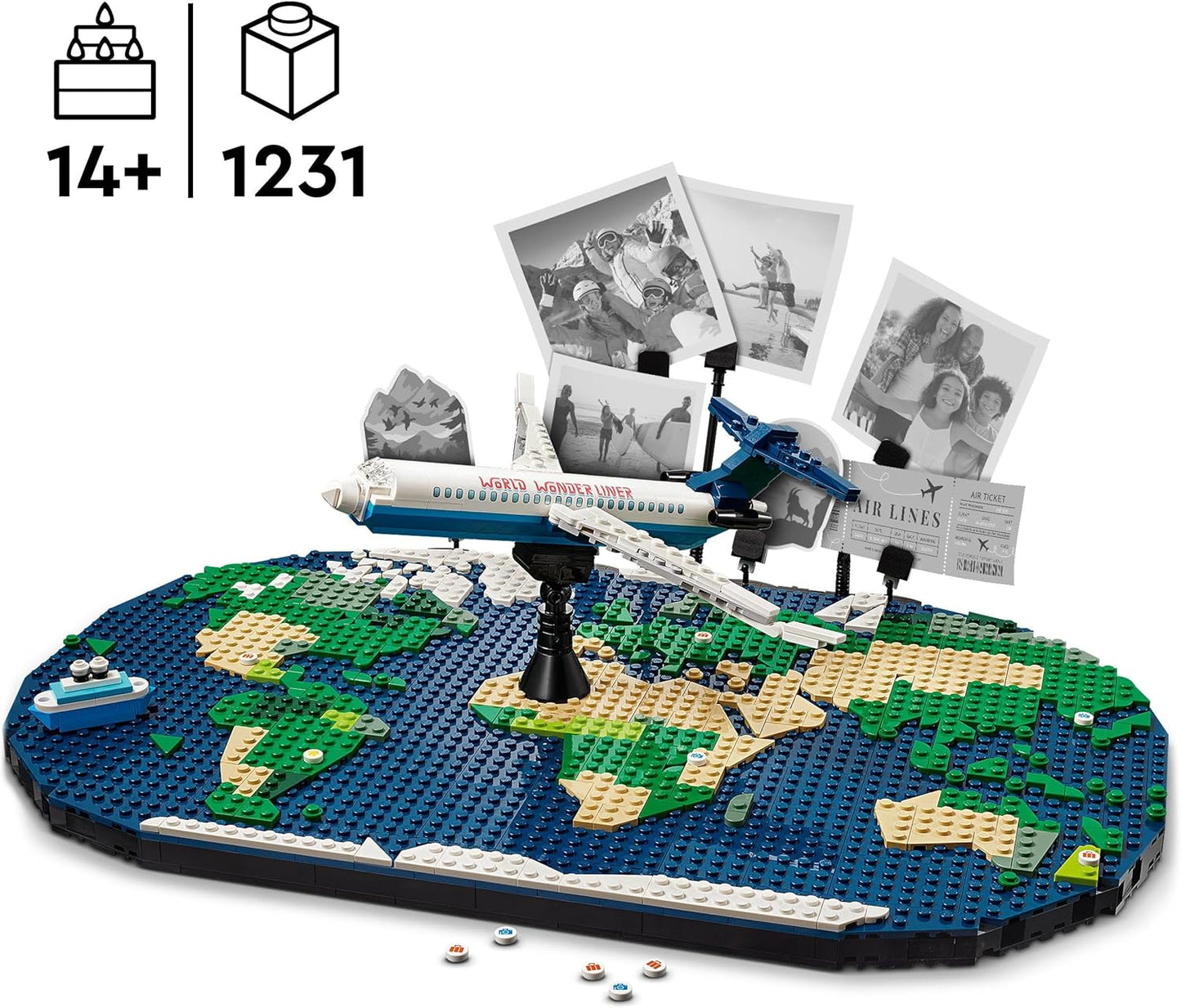 LEGO® | Family: Travel Moments - World Map (41838)