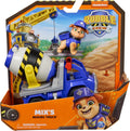 Rubble & Crew, Mix’s Cement Mixer Toy Truck with Action Figure and Movable Construction Toys