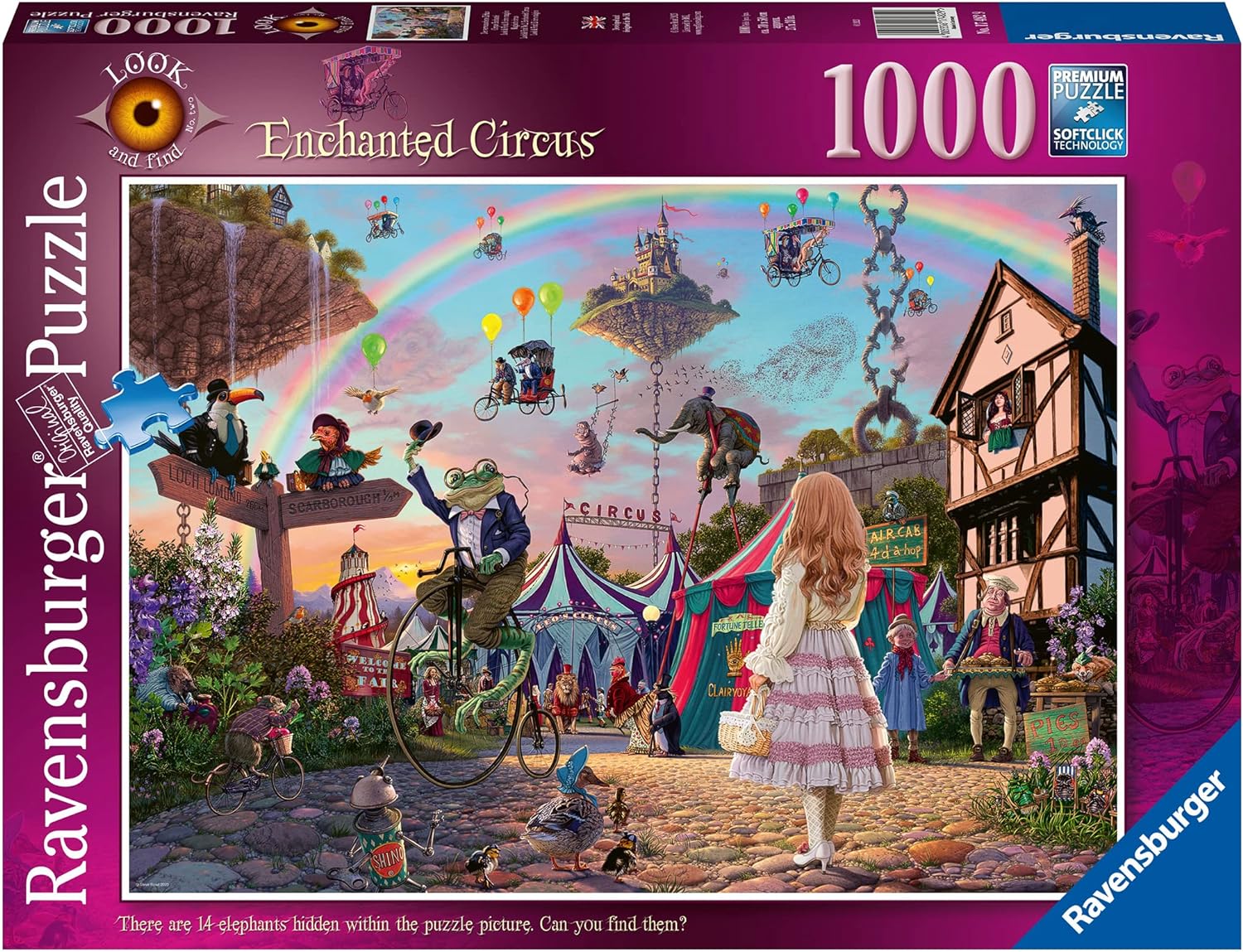 Ravensburger | Look & Find No.2, Enchanted Circus, 1000pc