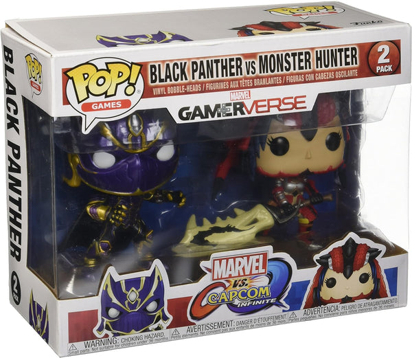 Funko POP: Marvel vs Capcom - Black Panther / Monster Hunter