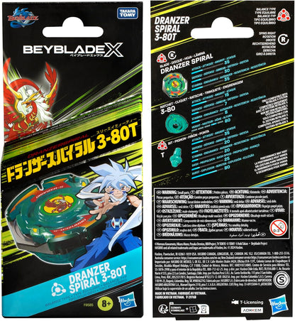 Beyblade X-Over Project Dranzer Spiral astt