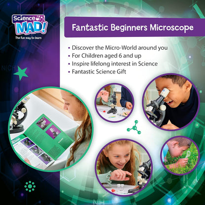 Science Mad 100X Microscope SS25