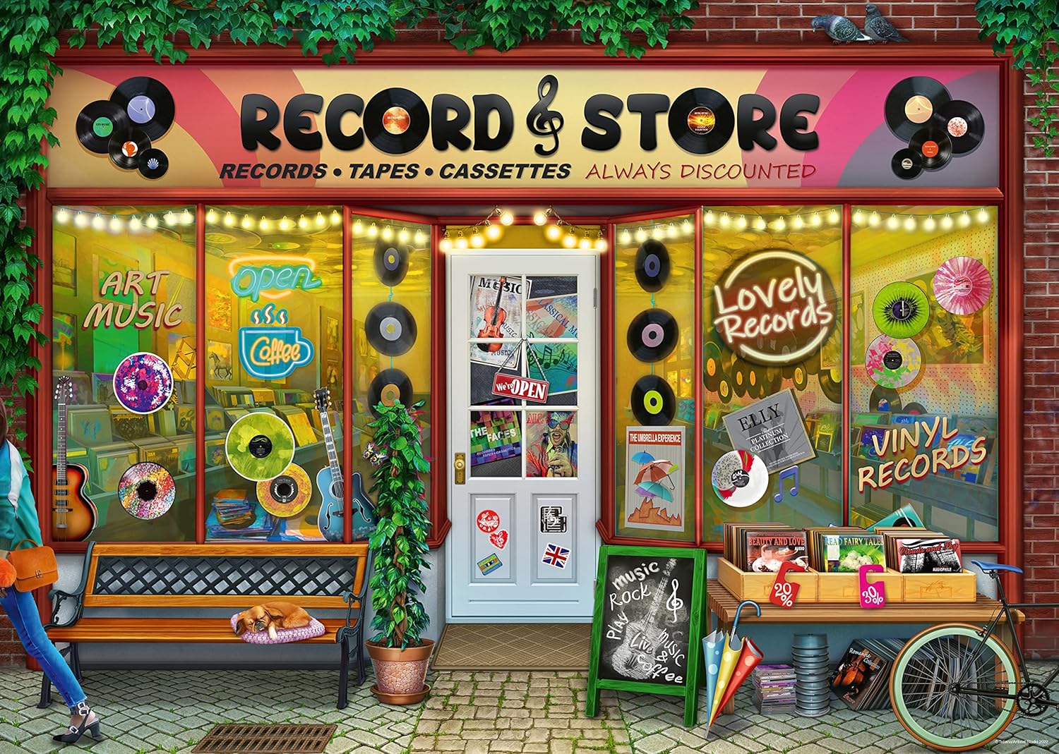 Ravensburger | Vintage Vinyl Record Store Puzzle (1000pcs)