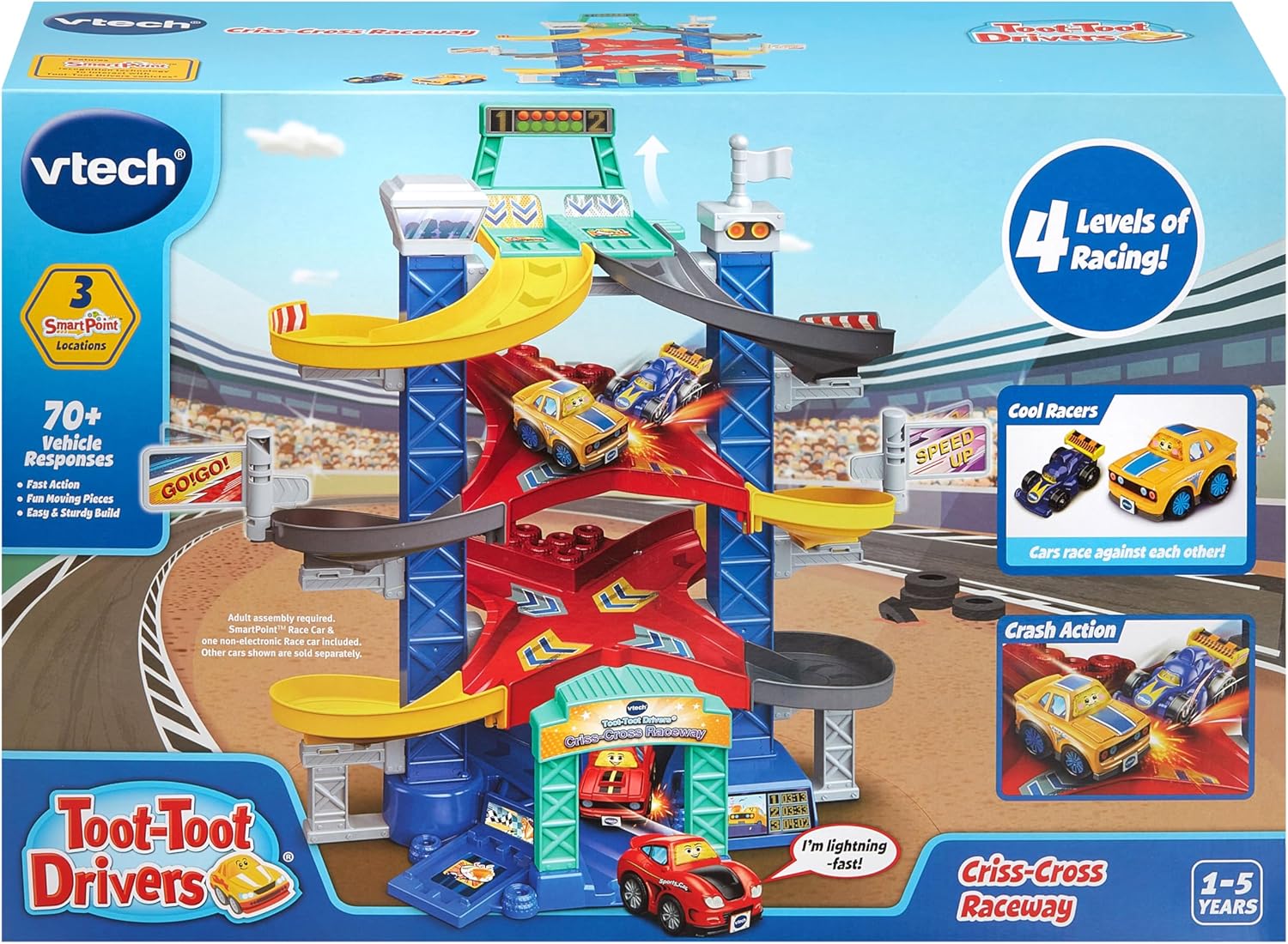 VTech: Toot-Toot Drivers Criss Cross Spirals Raceway