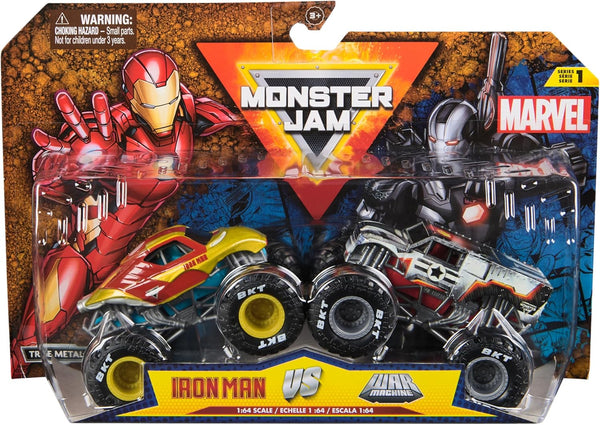 Monster Jam 1:64 Marvel Die Cast 2-Pack Asst