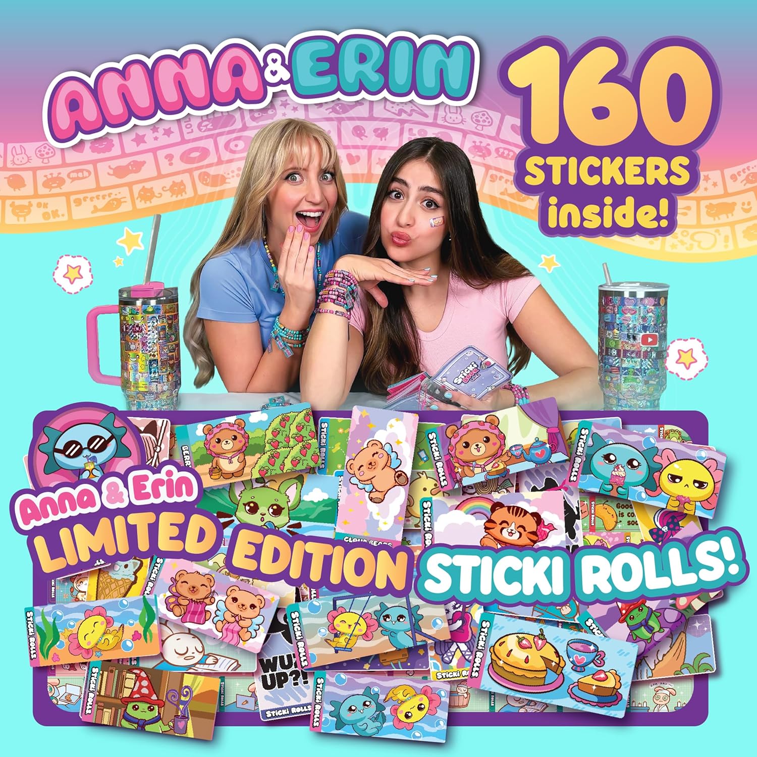 Sticki Rolls Anna & Erin BFF Pack