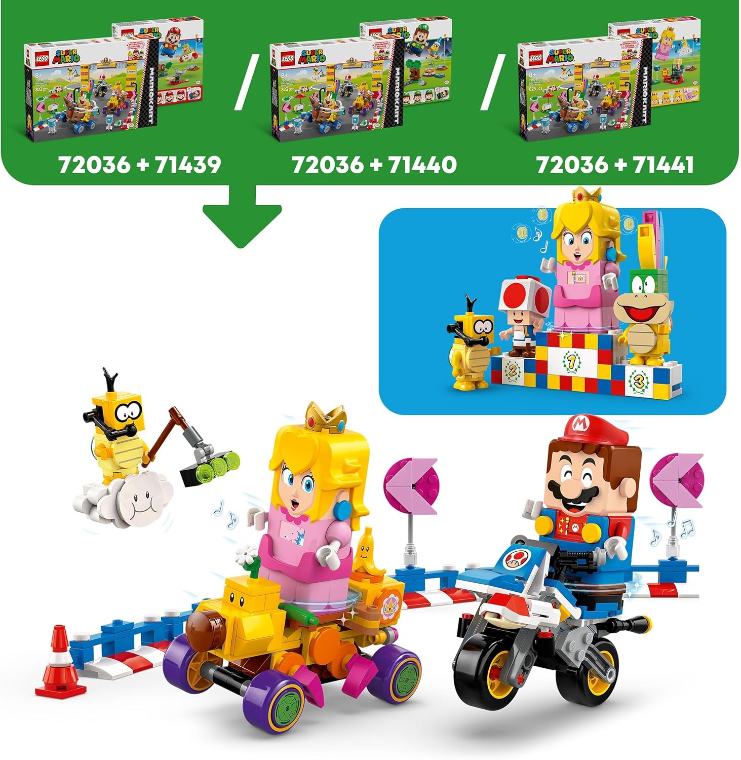 LEGO® | Mario Kart: Baby Peach & Grand Prix Set (72036)