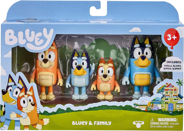 Bluey: Bluey & Family Figure 4 Pack