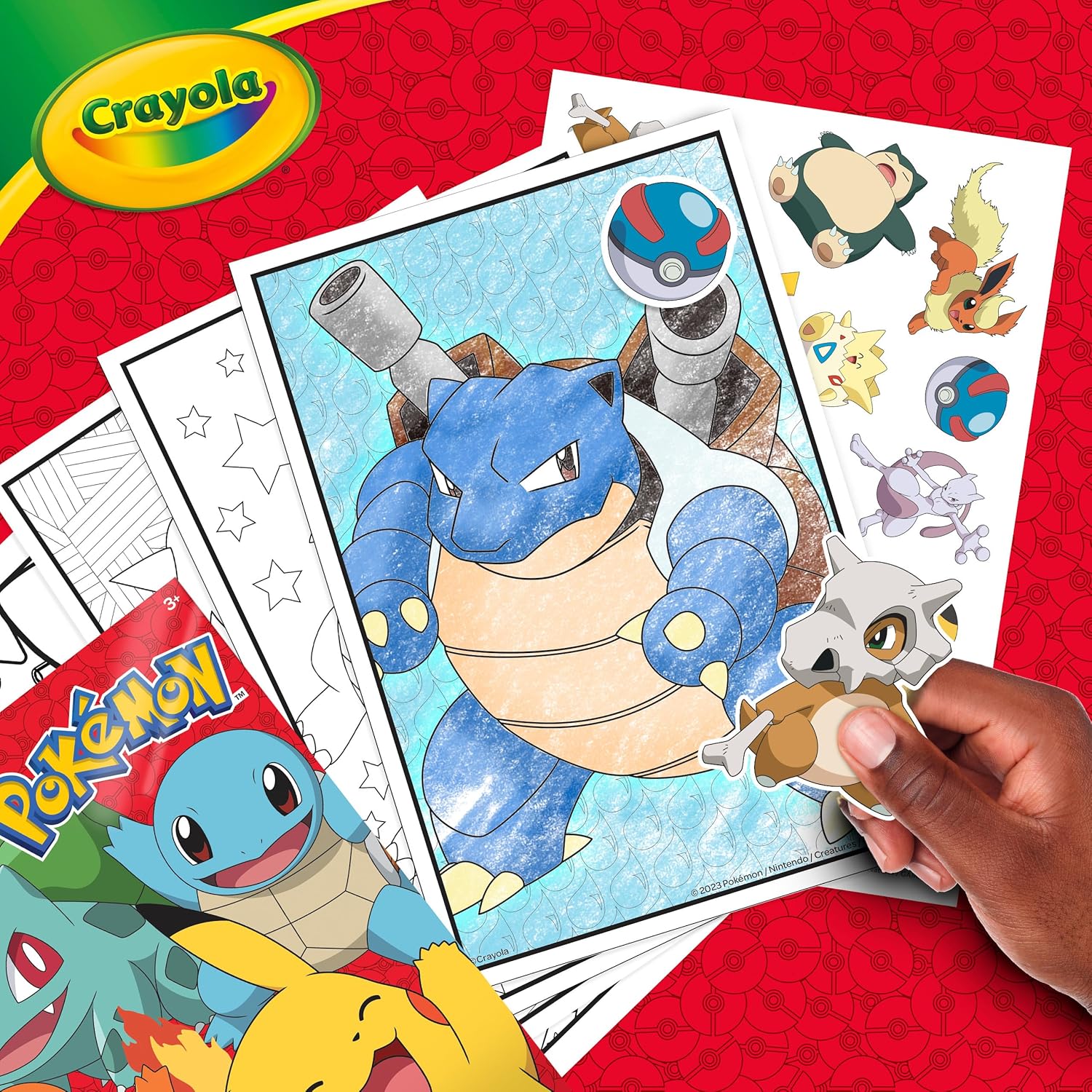 Crayola Pokemon 96-page Colouring Book