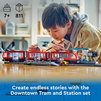 LEGO® | City: Downtown Streetcar and Station (60423)