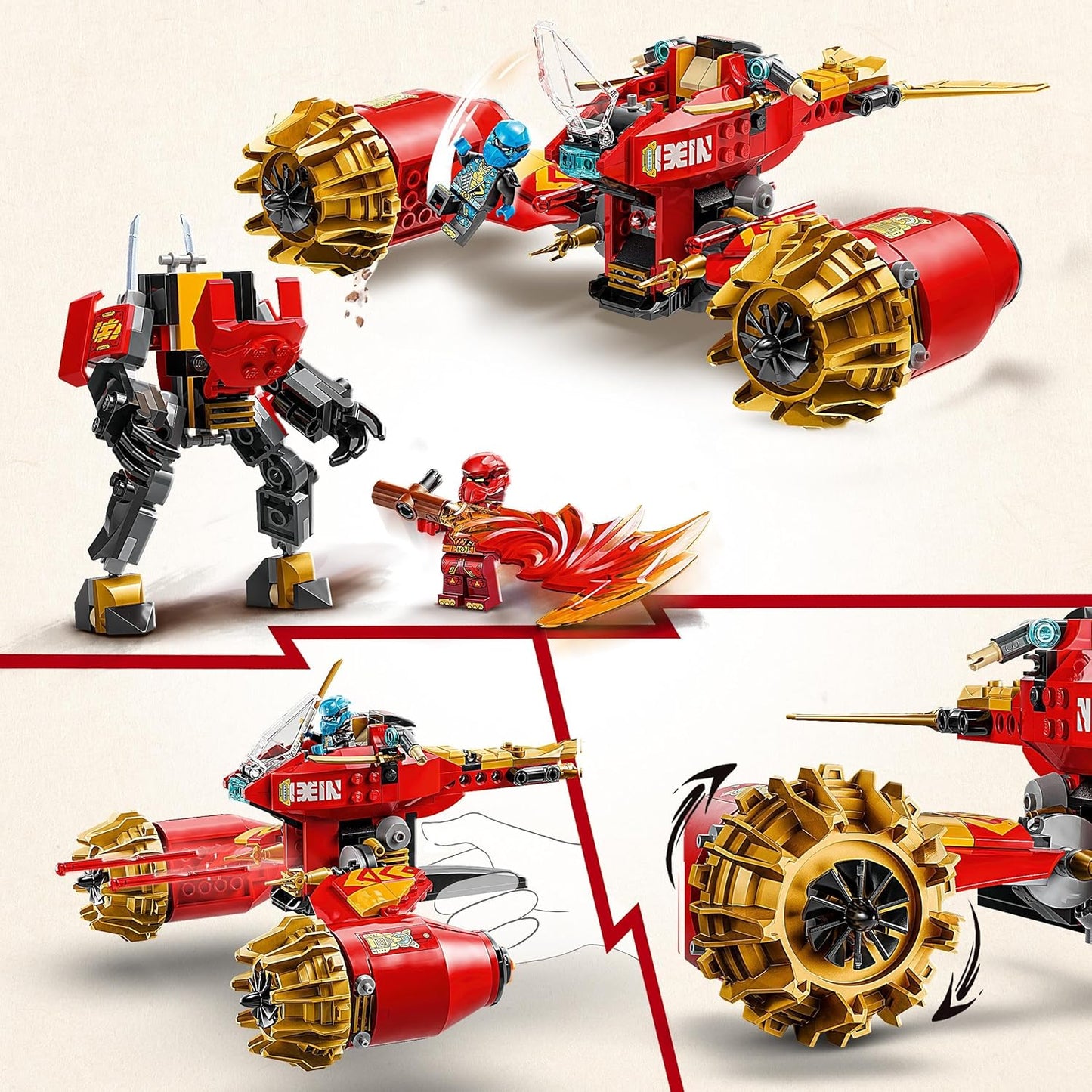 LEGO® | Ninjago: Kai's Mech Storm Rider (71830)