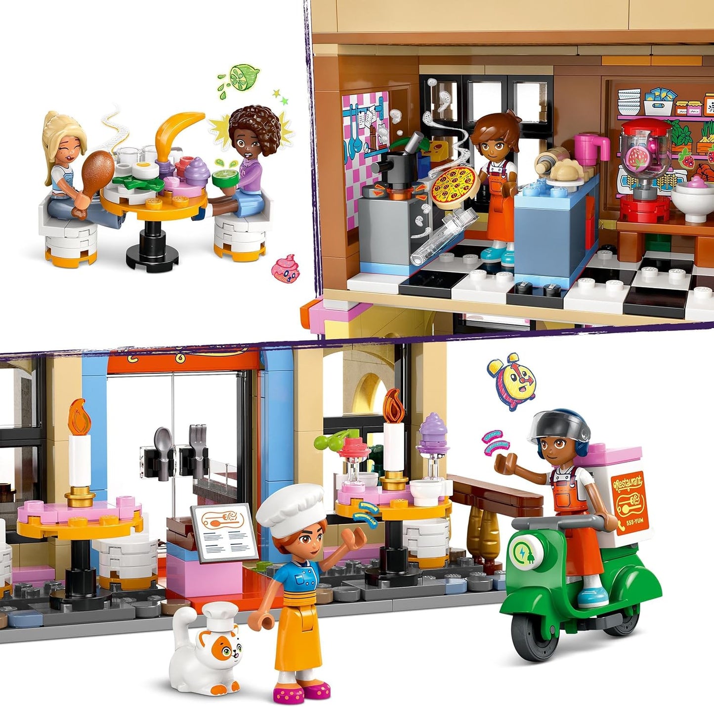 LEGO® | Friends: Restaurant and Cooking School (42655)