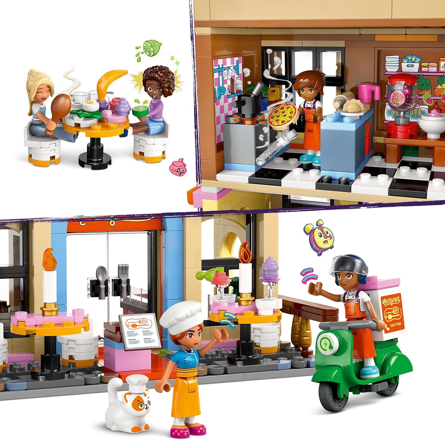 LEGO® | Friends: Restaurant and Cooking School (42655)