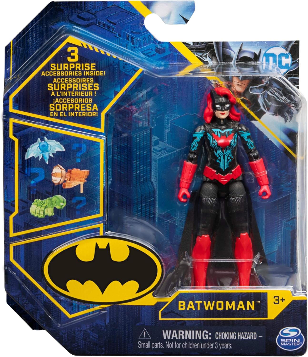 Batman 4in Basic Figure: Caped Crusader Assorted