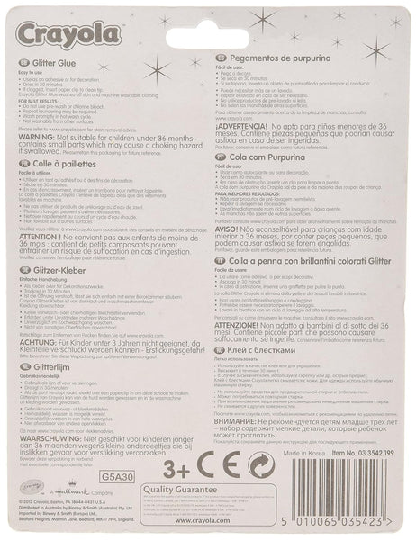 Crayola 9 Washable Glitter Glue