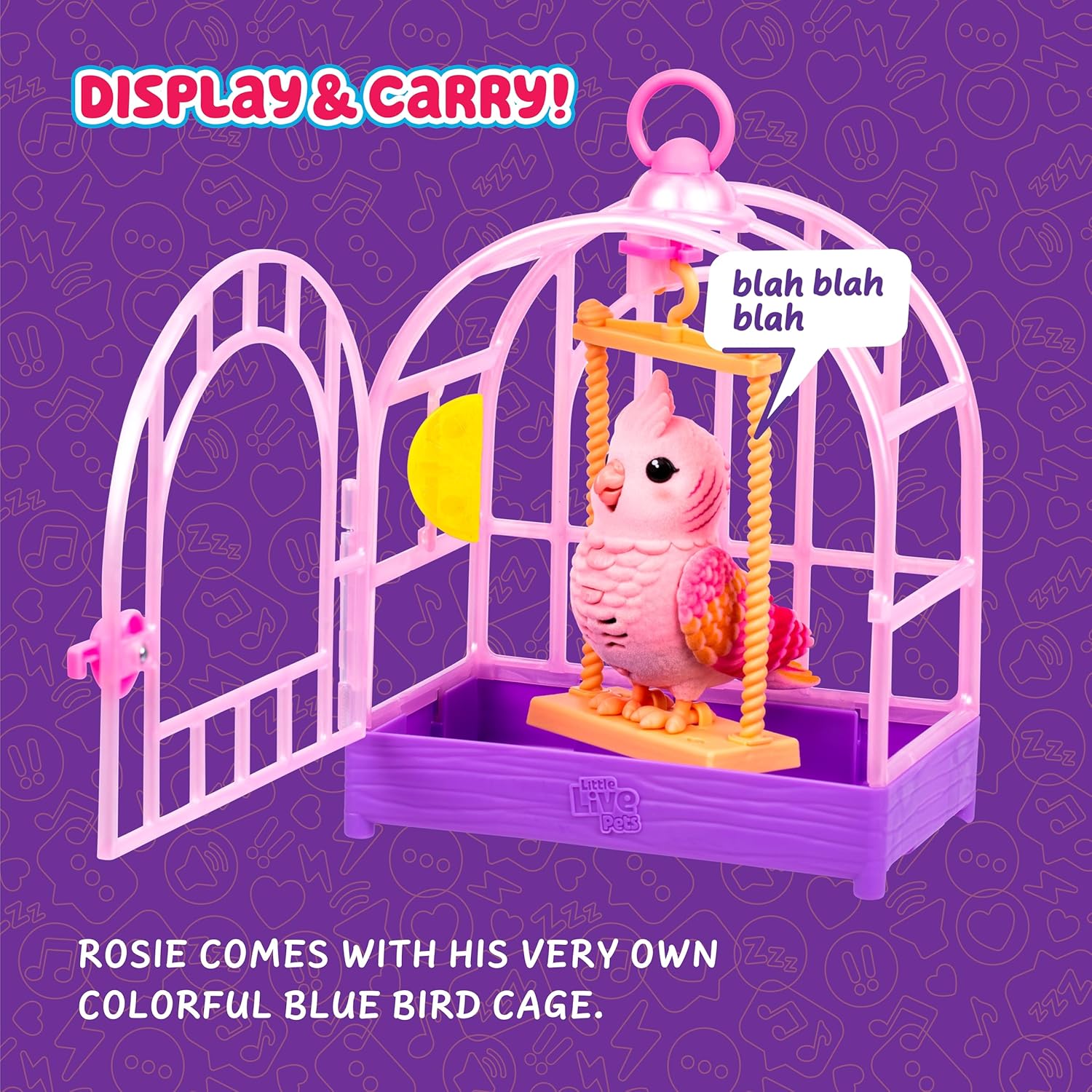Little Live Pets My Really Real S2 Bird & Cage Rosie