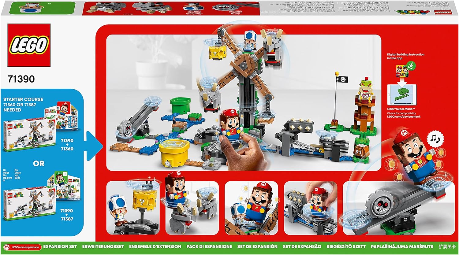 LEGO® | Super Mario: Reznor Knockdown Expansion Set (71390)