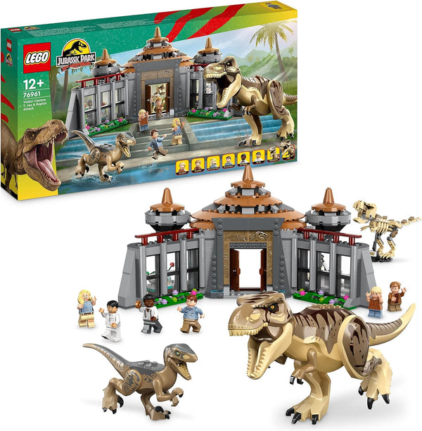 LEGO® | Jurassic Park: Visitor Centre T-Rex & Raptor Attack (76961)