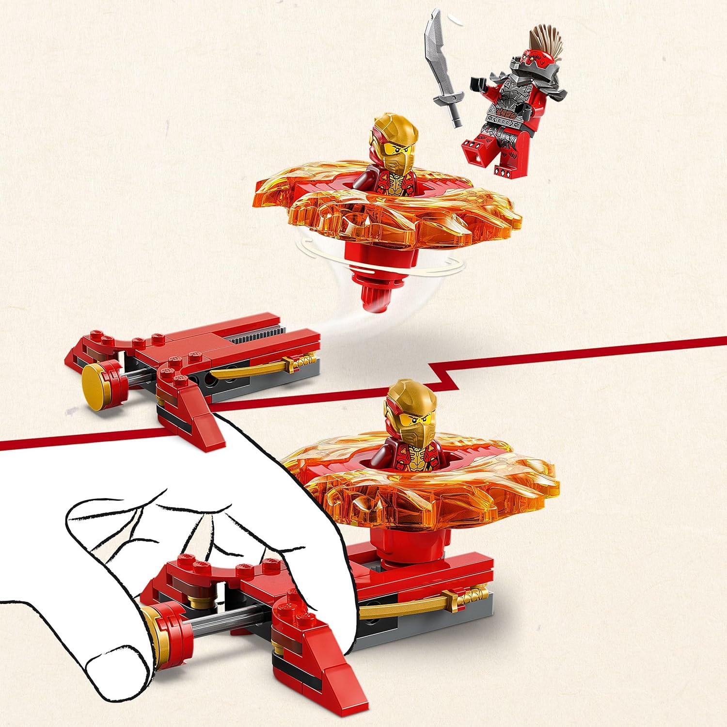 LEGO® | Ninjago: Kai's Dragon Spinjitzu Spinner (71823)