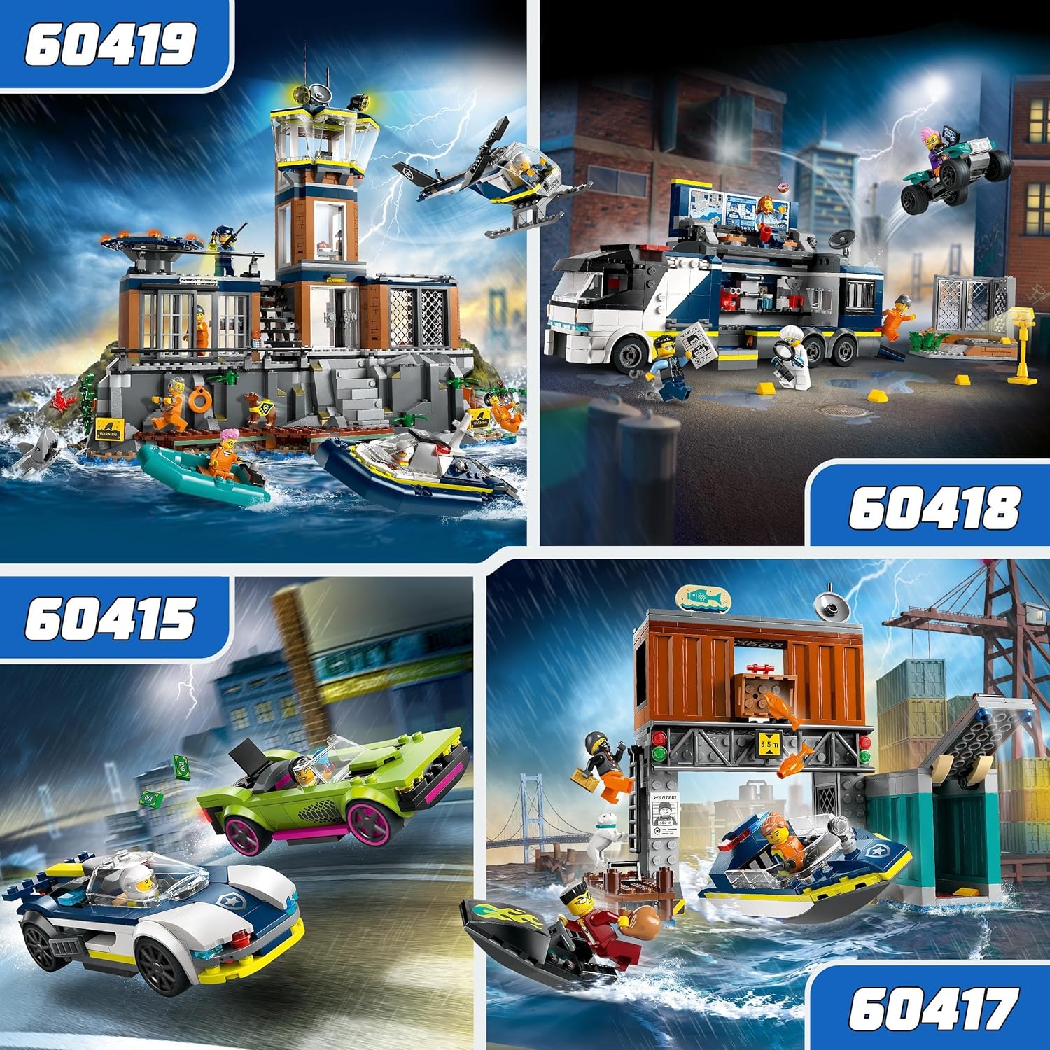 LEGO® | City: Police Car and Muscle Car Chase (60415)