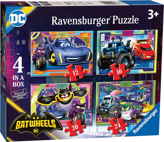 Ravensburger | Batwheels, 4 in a Box