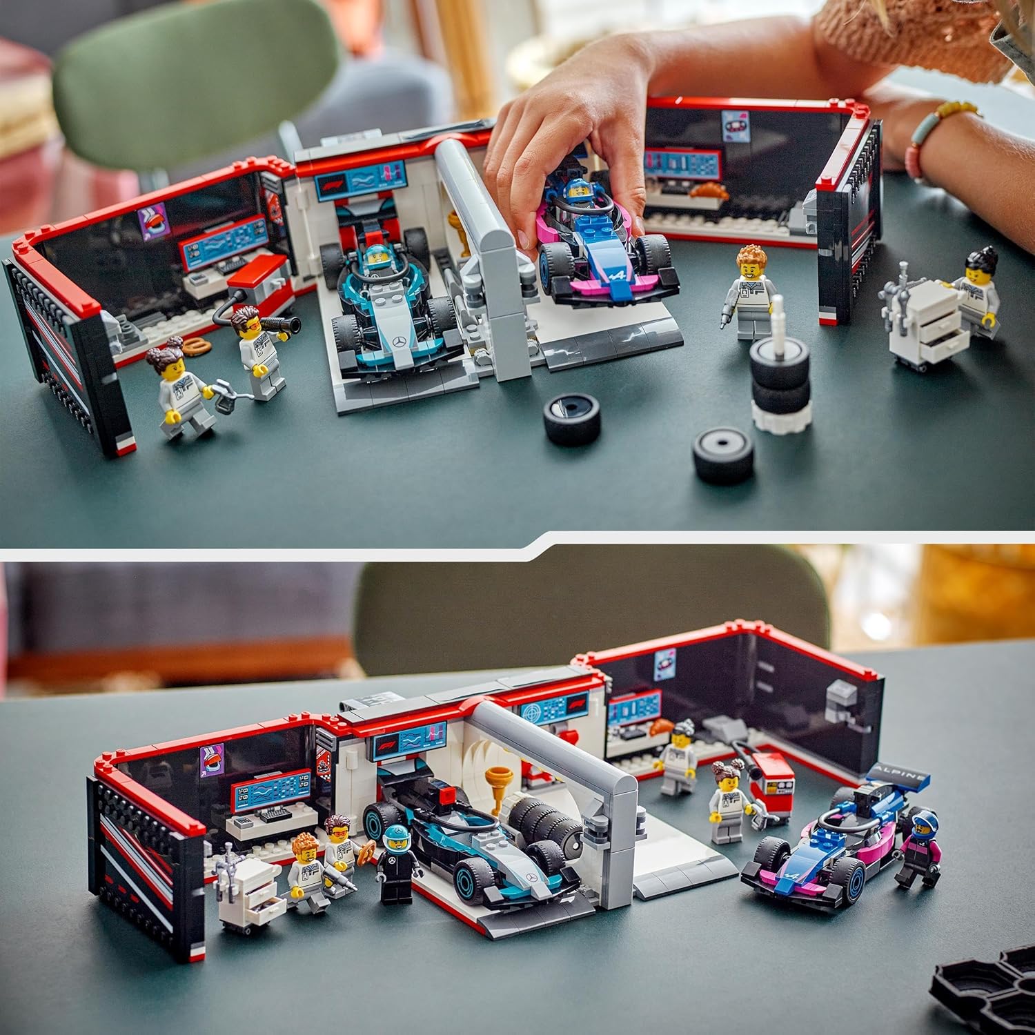 LEGO® | City: F1 Garage & Mercedes-AMG & Alpine Cars (60444)