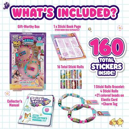 Sticki Rolls Anna & Erin BFF Pack